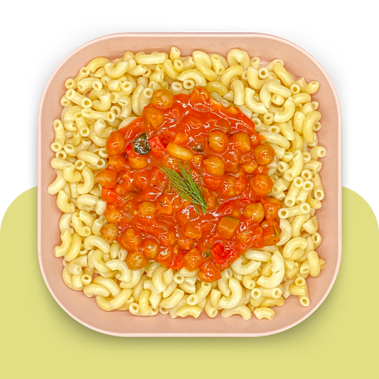 Pasta mit kulinarischer Tomaten-Kokos-Kreation