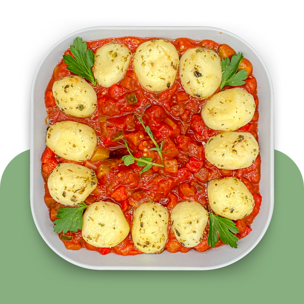 Petersilienkartoffeln mit Rémys Ratatouille