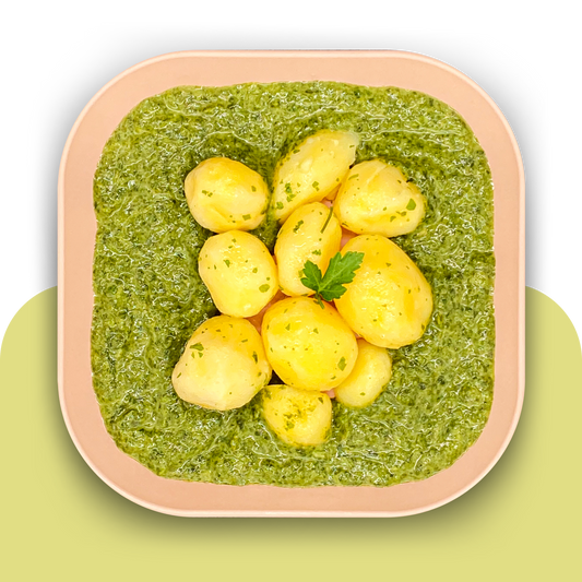 Petersilienkartoffeln mit Rahmspinat