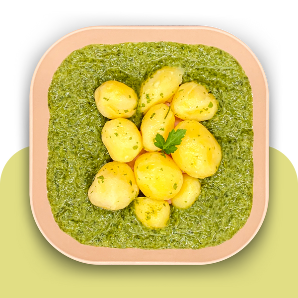 Petersilienkartoffeln mit Rahmspinat