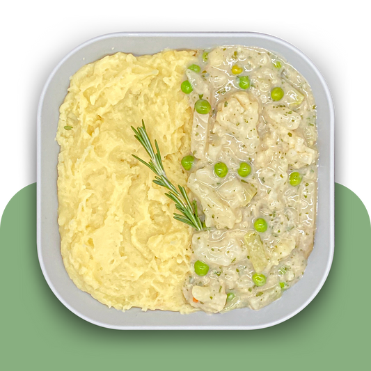 Kartoffelpüree mit Frühlingsgemüse