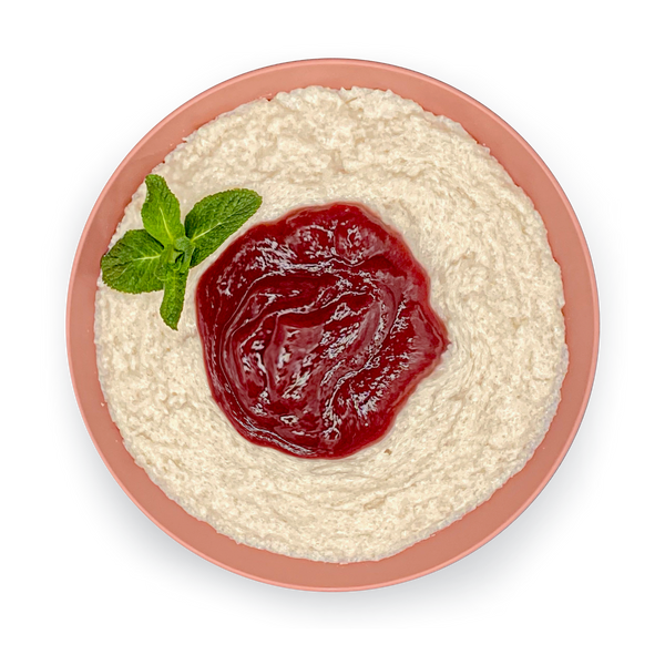 Reiscreme mit Pflaume-Zimt-Mus