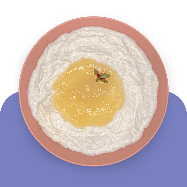 Reiscreme mit Willis Birnensauce