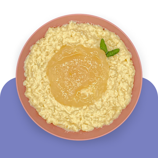 Mandelpudding mit Mandarinensauce