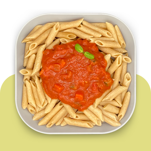 Vollkorn-Penne mit "Verstecktes Gemüse"-Sauce